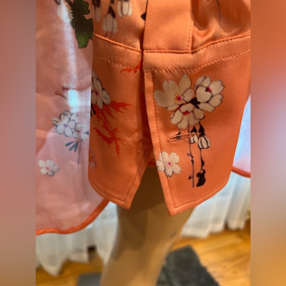 NWT $1680 Givenchy Floral Print Long Sleeve Shirt - Picture 5 of 16